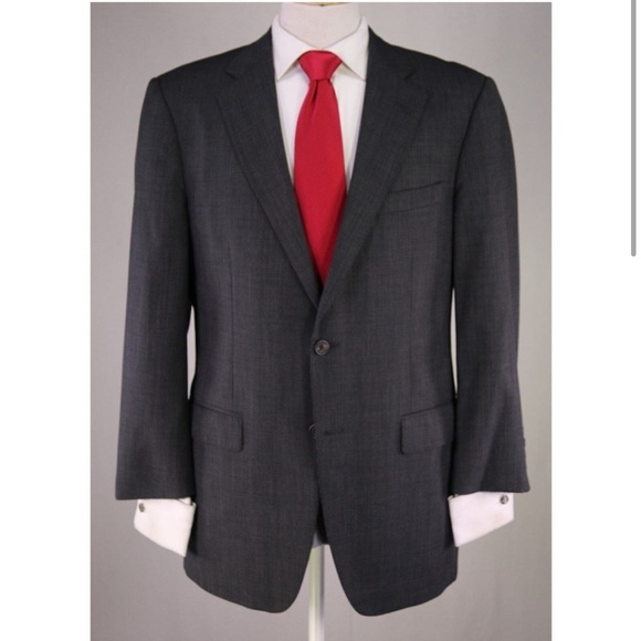 Samuelson 100% wool suit, charcoal grey. - Picture 3 of 5